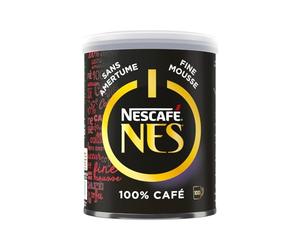 NESCAFÉ NES, Café Soluble Doux et Sans Amertume, Boîte de 200 g | Café soluble Pur Robusta , Préparation rapide sans amertume , Dosage ajustable pour un café noir intense au quotidien