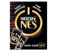 NESCAFE Nes - Café Soluble Instantané - Grains Robusta - Pack De 25 Sticks x 2 g