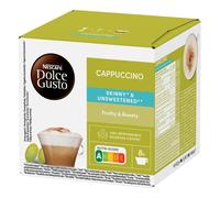 Capsules de café avec étui nescafé dolce gusto 87377 cappuccino light (16 uds)