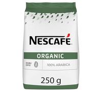 NESCAFÉ Organic Bio - Café Soluble Biologique 100% Arabica - En Poudre - Notes Fruitées, Agrumes - Certifié AB - Approvisionnement 100% plus Responsable - Sachet de 250 g