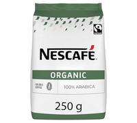 NESCAFÉ Organic Bio - Café Soluble Biologique - Café Instantané 100% Arabica - Café en Poudre - Notes Fruitées, Agrumes - Certifié AB - Approvisionnement 100% plus Responsable - Sachet de 250 g