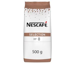 NESCAFÉ Sélection - Café Soluble Corsé et Généreux - Sachet de 500g | Un café en poudre intense au quotidien - Notes de chocolat noir - Technologie Split Roast - Format familial