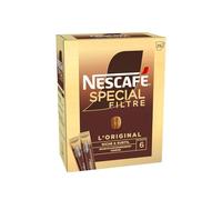 Nescafé SPECIAL FILTRE – Café soluble intensité 6, Arabica & Robusta – Boîte de 25 sticks x 2 g