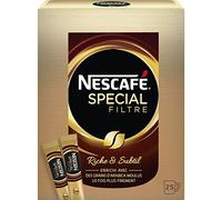 Nescafé SPECIAL FILTRE, Café Soluble, Pack de 25 Sticks (2g chacun)