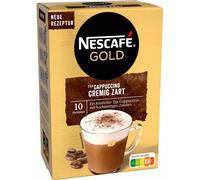 Nescafé Type Cappuccino Crémeux Délicat Café soluble 10x14g Paquet de 4