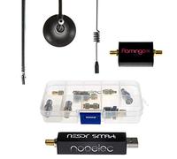NESDR SMArt v4 RTL-SDR Essentials Kit - Comprend tout pour Commencer avec la Radio Définie par Logiciel, y Compris le SDR, le Filtre d'Arrêt de Bande FM Flamingo, 3 Antennes, 10 Adaptateurs et Boîtier
