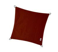 nesling Coolfit Voile D'ombrage (Carré 3,6m x 3,6m x 3,6m x 3,6m, Terracotta) Protection Solaire, Eau et Vent perméable, Protection UV