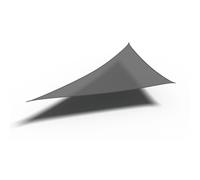 Nesling Toile d’ombrage Triangulaire 90° 4x4x5,7 m Pare-vent UV Gris 285 g/m²