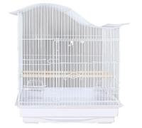 NESPIQ Cage Volière pour Oiseaux Cage À Oiseaux en Métal avec Plateau Inférieur en Plastique, Cages De Vol pour Oiseaux, Perroquets pour Perruches, Tourtereaux, Collier Cage pour Oiseaux