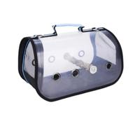 NESPIQ Cage Volière pour Oiseaux Cages À Oiseaux Portables Transparentes, Porte-Oiseaux pour Animaux De Compagnie, Respirant, Léger, pour Maison d'oiseaux Cage pour Oiseaux(Blue,M)