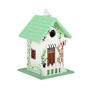NESPIQ Mangeoire à oiseaux en bois pour l'extérieur et l'extérieur, décoration de jardin, station d'alimentation pour oiseaux, jardin, terrasse (A)