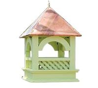 NESPIQ Mangeoire À Oiseaux Extérieur Jardin Mangeoire À Oiseaux Sauvages en Bois Mangeoire À Graines De Jardin Table À Oiseaux Traditionnelle pour Jardin Extérieur pour Terrasse(B)