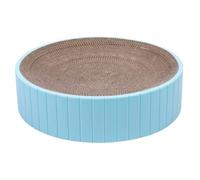 NESPIQ Planche À Gratter pour Chat Bol À Gratter for Chats, Lit De Couchage, Protection des Meubles Ondulés, Planche À Griffes, Planche À Gratter Tapis À Gratter pour Chat(Blue)