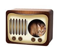NESPIQ Planche À Gratter pour Chat Cat Scratcher House Langlebiges Wiederverwendbares Katzenhaus Aus Karton Mit Kratzunterlage Für Hauskatzen ALS Tunnel Und Sofa Tapis À Gratter pour Chat(B)