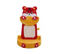 NESPIQ Planche À Gratter pour Chat Chat Griffoirs Flanelle Dessin Animé Tigre Forme Chat Griffoir Chat Lit Sisal Corde Chat Griffoirs pour Intérieur Tapis À Gratter pour Chat