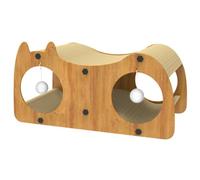 NESPIQ Planche À Gratter pour Chat Chat Maison en Carton Griffoir Lit Chat Griffoirs for Chats D'intérieur avec Carton Ondulé Détachable Tapis À Gratter pour Chat(A)