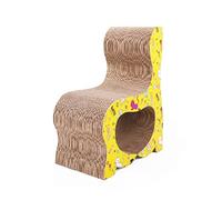 NESPIQ Planche À Gratter pour Chat Chat Scratcher Carton Scratching Pad Chaise Ondulé Scratch Pad Chat Jouet De Formation pour Grands Chats Et Chaton Tapis À Gratter pour Chat