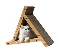 NESPIQ Planche À Gratter pour Chat Chat Scratcher Lounge Maison Verticale Et Horizontale en Carton pour Chats D'intérieur comme Tunnel Et Canapé Poteau À Chat Tapis À Gratter pour Chat