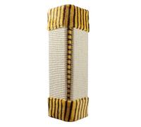 NESPIQ Planche À Gratter pour Chat Coin Scratcher Sisal Scratcher Protection Résistant Aux Morsures Le Canapé d'angle Peut Être Un Jouet pour Chat Mural Tapis À Gratter pour Chat(Yellow Bar Brown)