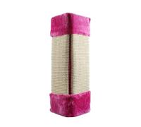 NESPIQ Planche À Gratter pour Chat Coin Scratcher Sisal Scratcher Protection Résistant Aux Morsures Le Canapé d'angle Peut Être Un Jouet pour Chat Mural Tapis À Gratter pour Chat(Rose Red)