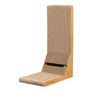 NESPIQ Planche À Gratter pour Chat Grattoirs for Chats D'intérieur Tapis À Gratter en Carton for Chat en Forme De L Planche À Gratter Verticale for Chat Grand Tapis À Gratter pour Chat(B)