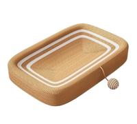 NESPIQ Planche À Gratter pour Chat Lit À Gratter for Chat, Lit De Salon, Protecteur en Carton for Meubles, Sol De Canapé Tapis À Gratter pour Chat