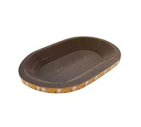 NESPIQ Planche À Gratter pour Chat Lit À Gratter for Chat, Planche À Gratter De Forme Ovale, Tapis À Gratter for Chats en Carton Ondulé Tapis À Gratter pour Chat(45x28x8cm)