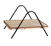 NESPIQ Planche À Gratter pour Chat Planche À Gratter for Chat, Tampons À Gratter avec Support en Métal, Polyvalent for L'intérieur Tapis À Gratter pour Chat(Black)