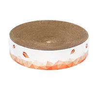 NESPIQ Planche À Gratter pour Chat Planche À Gratter pour Chat Durable en Carton Ondulé De Type Rond Réversible pour La Protection des Meubles Tapis À Gratter pour Chat