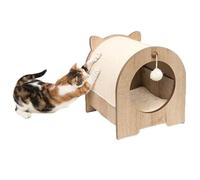 NESPIQ Planche À Gratter pour Chat Poste À Gratter for Chat, Plate-Forme De Saut, Cadre d'escalade, Fournitures for Chat Tapis À Gratter pour Chat(30x32x29cm)
