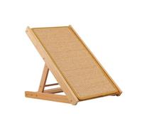 NESPIQ Planche À Gratter pour Chat Tapis À Gratter en Sisal en Forme De L for Chat, Planche À Gratter avec Cadre en Bois for Mur D'intérieur De Chat Tapis À Gratter pour Chat
