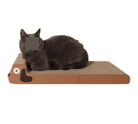 NESPIQ Planche À Gratter pour Chat Tapis à gratter Pliable for Chat, Planche à gratter en Carton ondulé Recyclable et Durable for Chats d'intérieur Tapis À Gratter pour Chat