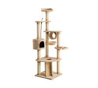 NESPIQ Tour À Chat Arbre À Chat Tours À Gratter Tours pour Chats Center Scratch Post Condo Pet Activité D'intérieur Jouets Chaton Escalade Scratcher Arbre À Chat Arbre À Grimper