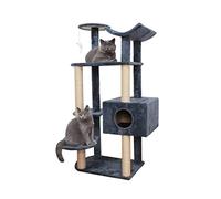 NESPIQ Tour À Chat Arbre d'escalade pour Chat avec Gratte-grattoir Sisal Post Cat Climbing Play Tower Condo Platform avec Dangling Mice Toys Arbre À Chat Arbre À Grimper