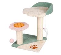 NESPIQ Tour À Chat Cadre d'escalade pour Chat, Poste À Gratter, Arbre À Chat, Étagère pour Chat, Plate-Forme De Saut, Fournitures pour Chats Arbre À Chat Arbre À Grimper(Grün)