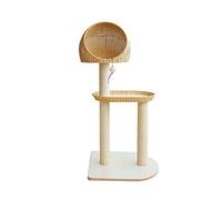NESPIQ Tour À Chat Cat Condo Cat Tower Tours pour Chat Arbres À Chat Sisal Griffoir pour Chat Plate-Forme De Saut pour Chat Cadre pour Chat Litière pour Chat Arbre À Chat Arbre À Grimper(A)