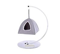 NESPIQ Tour À Chat Nid De Hamac pour Cadre d'escalade pour Chat, Tour d'arbre À Chat, Panier Multifonctionnel, Conception De Trous, Panneau De Particules Haute Densité Arbre À Chat Arbre À Grimper