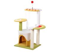NESPIQ Tour À Chat Tour De Chat Mignonne pour Chats D'intérieur, Poteau À Gratter en Sisal avec Plate-Forme De Saut Arbre À Chat Arbre À Grimper(44 * 35 * 85cm)
