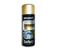 NESPOLI Peinture Aérosol Effet Métaux Précieux Or Chromé 0,4 L