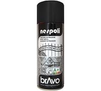 NESPOLI Aérosol peinture professionnelle effet métallisé noir 400 ml