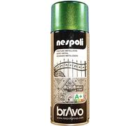 NESPOLI Aérosol peinture professionnelle effet métallisé vert 400 ml