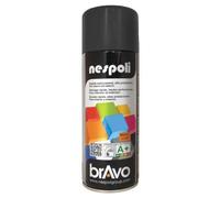 Nespoli Aérosol peinture professionnelle effet satiné noir 400 mL G