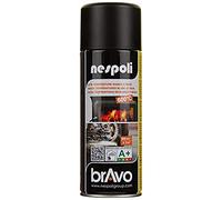 NESPOLI Peinture Aérosol Hautes Températures Noir 0,4 L