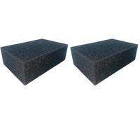 NESPOLI Eponge cimentier Grise (Lot de 2)