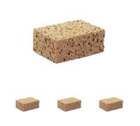 NESPOLI Eponge végétale Gros travaux 14cm0x90x60 (Lot de 4)