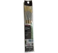 Nespoli Pinceaux à raccord - Lot tailles 6/10/14 pour peinture meuble, porte ou volet