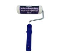Nespoli Rouleau de peinture mousse, 18 cm, pores 0, multi-surfaces, mousse de polyuréthane, manche violet