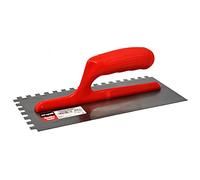 Nespoli Truelle utilise poignée Rouge 12 x 28 cm dent 10 mm