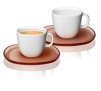 Nespreso Lume Lot de 2 tasses à expresso et soucoupes
