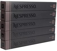 Nespresso Arpeggio Lot de 50 capsules de café, 5 boîtes, longue conservation.